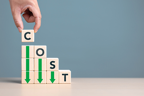 Minimize Program Costs Graphic